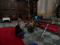 fr. Jan Evangelista le�t� v��n� sv�tlo